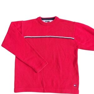 Tommy Hilfiger Red Knit Sweater